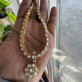 The Timeless  Kemp Attigai Silver  Necklace - Deepa