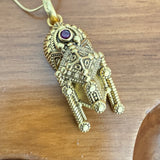 The Tribal  Pendant  Silver Necklace - Anjali