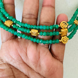 Green Strawberry Quartz Necklace - Hasini