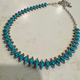 Simple Silver Necklace- Thendral