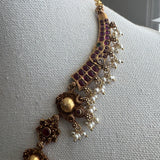 Temple Fusion - The Statement Silver Necklace - Anjali