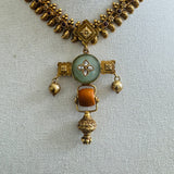 The Vintage Temple  Silver Necklace - Anjali