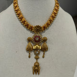 Temple Fusion - The Statement Silver Necklace - Anjali