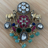 Temple Fusion Pendant(Nandhi)