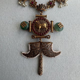 Temple Fusion - The Statement Silver Necklace - Anjali