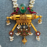 Temple Fusion- The Statement Silver Necklace - Anjali