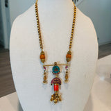 Temple Fusion - The Simple Silver Necklace - Anjali