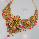 Temple Jewelry- The statement nakshi necklace - Nakshi