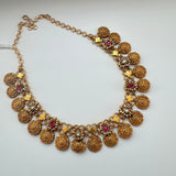 Kundan fusion necklace - Swarna