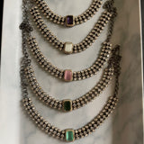 Delicate Moissanite  Choker Necklace - Ezhil