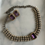 Delicate Moissanite  Choker Necklace - Ezhil