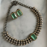 Delicate Moissanite  Choker Necklace - Ezhil