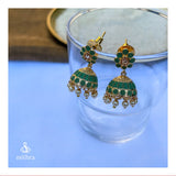 Meenakari Jhumka Earrings