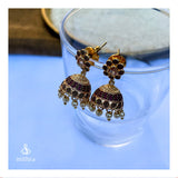 Meenakari Jhumka Earrings