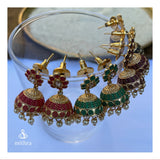 Meenakari Jhumka Earrings