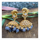 Antique Beaded Jhumka Earrings