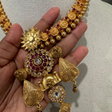Temple Fusion - The Statement Silver Necklace - Anjali