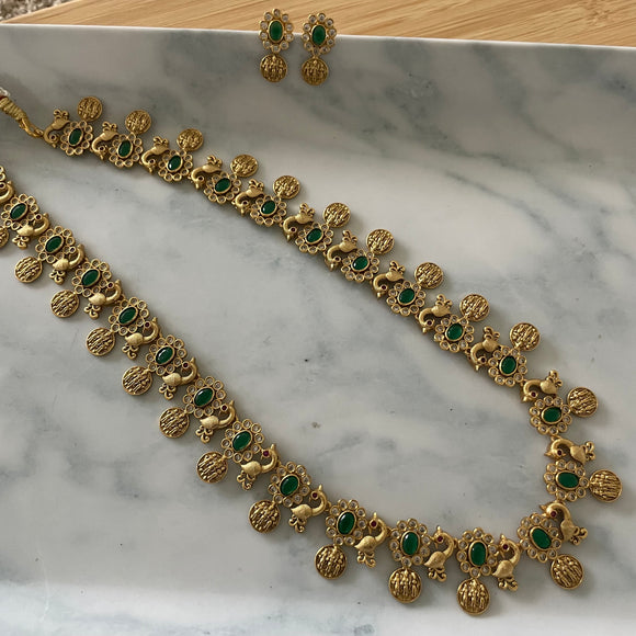 Elegant  Ram Parivar Coin Necklace
