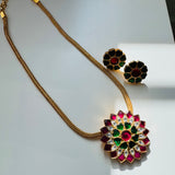 The Elegant brahmakamalam Jadau Necklace- Kamali