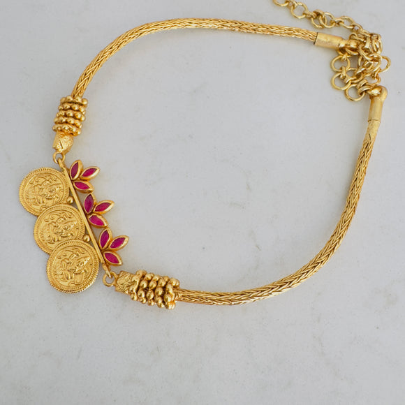 Simple Coin Silver Necklace- Anjali