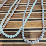 The Simple Pearl Silver Necklace - Swathi