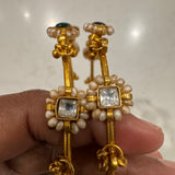 Gold tone Silver Fusion Bangles - Vini