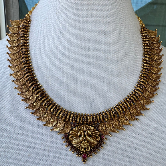 Simple Coin Silver Necklace- Anjali