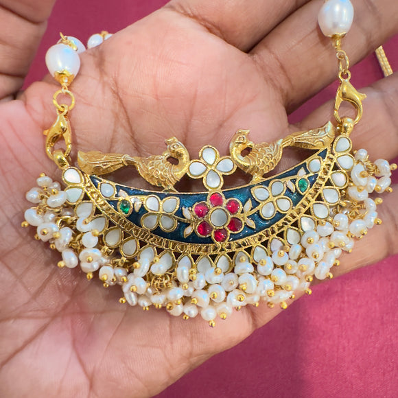 The Elegant MOP Necklace - Mrinalini