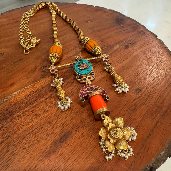 Temple Fusion - The Simple Silver Necklace - Anjali