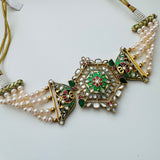 The Elegant MOP Choker Necklace- Meenakshi