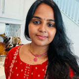 The Timeless  Kemp Attigai Silver  Necklace - Deepa