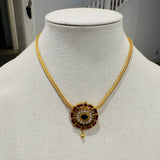 The Elegant Jadau Necklace- Deivanai