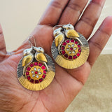 The two tone birdie  Earrings -cuckoo