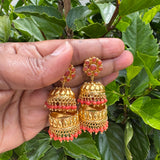 The Elegant Silver Jhumka Earrings