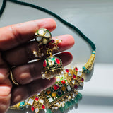 The MOP  Silver Jhumka Earrings - Meenakshi