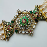 The Elegant MOP Choker Necklace- Meenakshi
