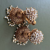 The  Antique Silver Earrings - Anjali
