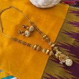 Temple Fusion- The Nandhi Necklace - Anjali