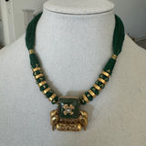 The traditional  Thread Silver  Necklace - tejasri