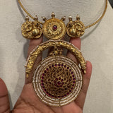 Temple Fusion - The Statement Silver Necklace - Anjali