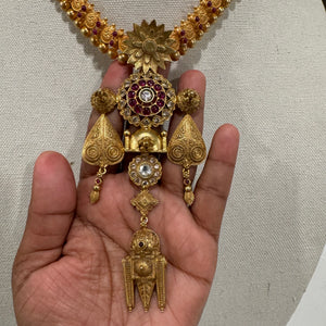Temple Fusion - The Statement Silver Necklace - Anjali