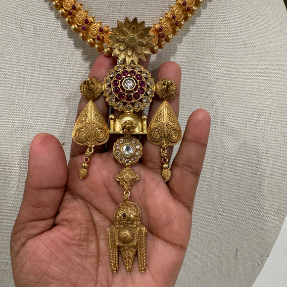 Temple Fusion - The Statement Silver Necklace - Anjali
