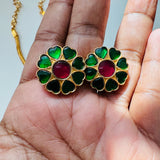 The Elegant brahmakamalam Jadau Necklace- Kamali