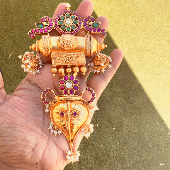 The Vintage  Silver Pendant - Anjali