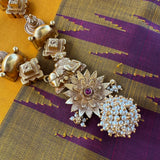 Temple Fusion- The Nandhi Necklace - Anjali