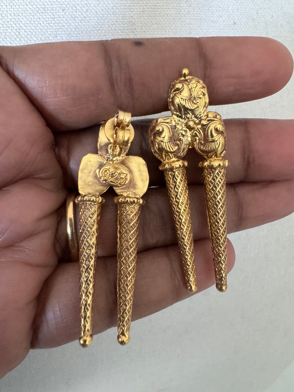 The Vintage Temple  Silver Necklace - Anjali