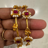 Gold tone Silver Fusion Bangles - Vini