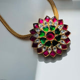 The Elegant brahmakamalam Jadau Necklace- Kamali