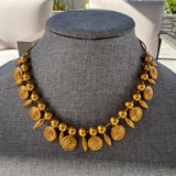 The Vintage Tribal Silver Necklace - Maya