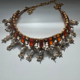 The Elegant Kundan Choker Necklace- Nayaki